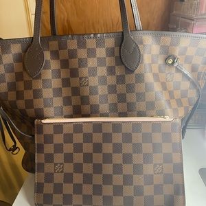 Louis Vuitton MM Damier Ebene Purse